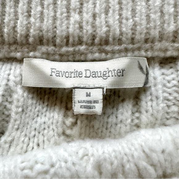 Favorite Daughter Wool Cashmere Cable Knit Skirt - Picture 8 of 11